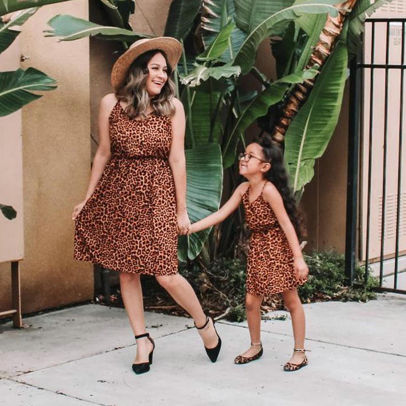 Coordinato mamma-figlia leopard dress Hanna