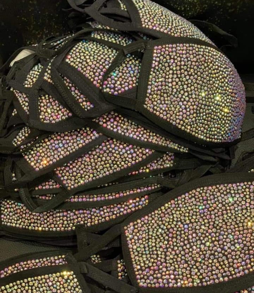 Mascherine strass sparkly