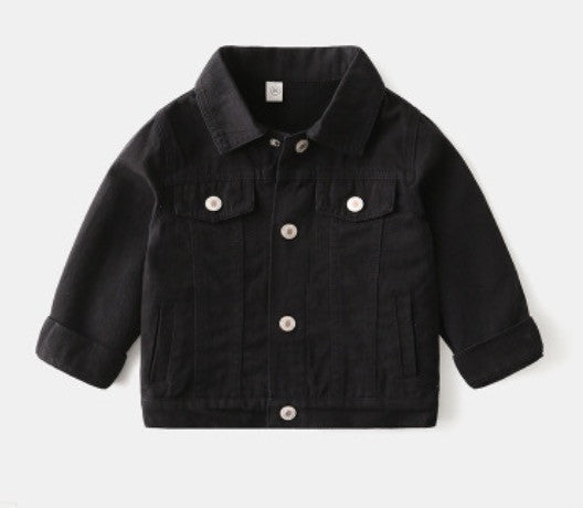 Mini giubbino jeans bimbo colors