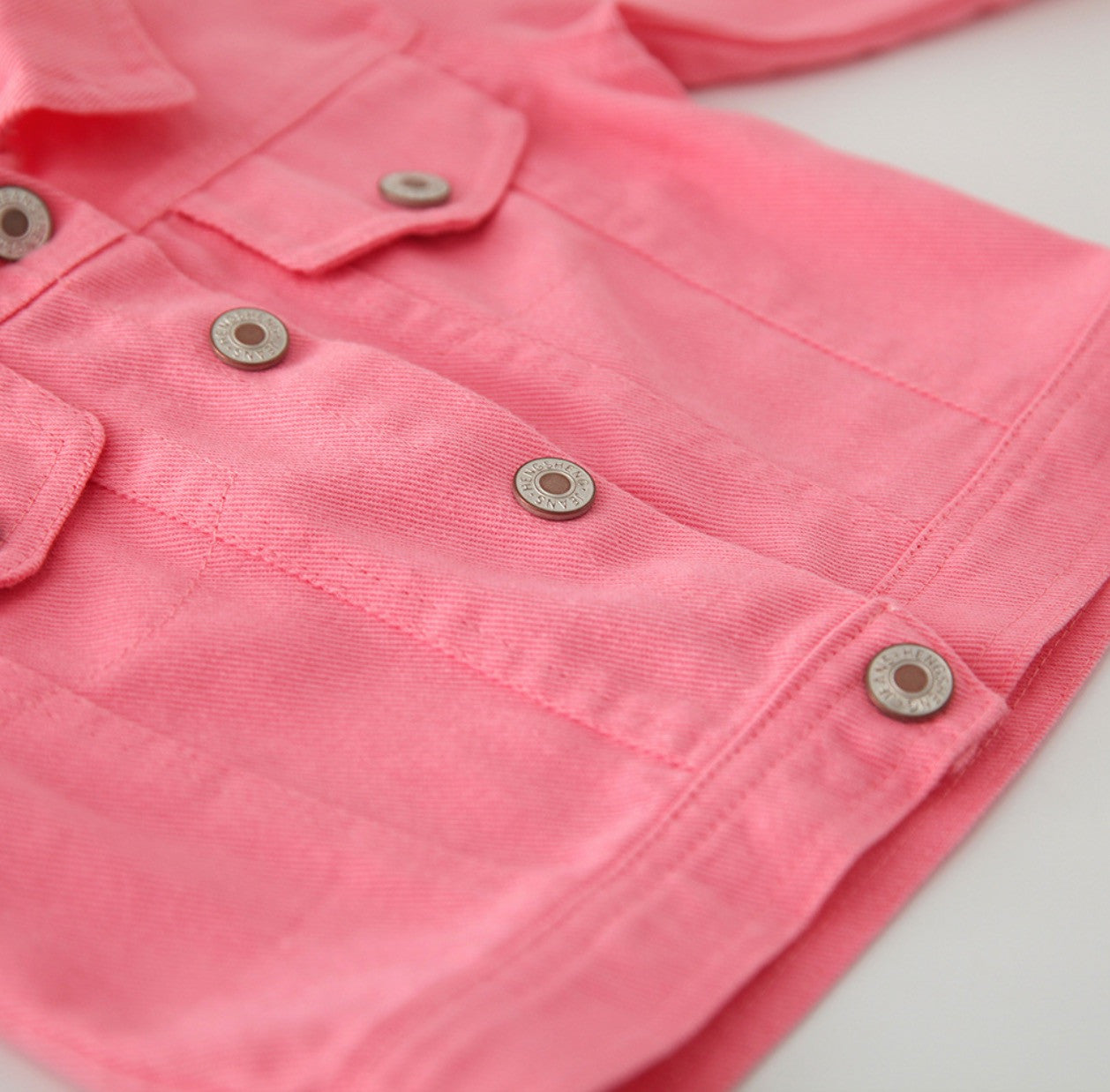 Mini giubbino jeans bimbo colors