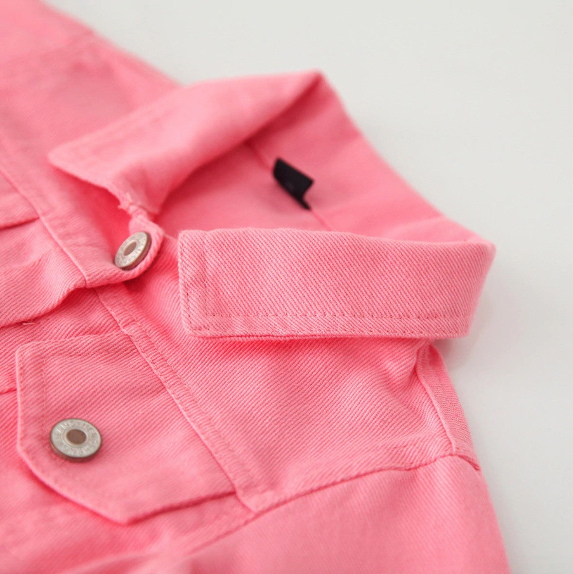 Mini giubbino jeans bimbo colors