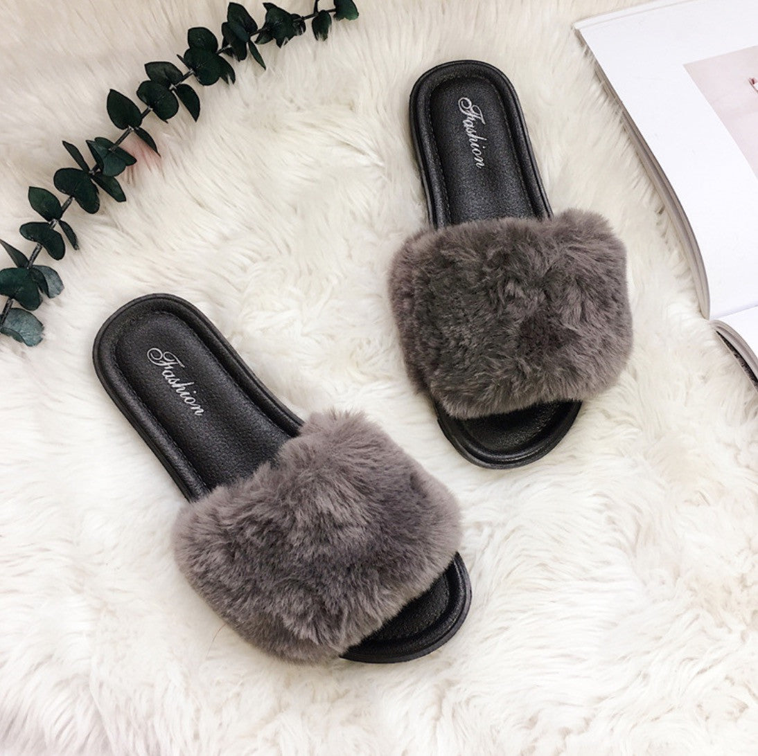 Ciabatte pelo sintetico