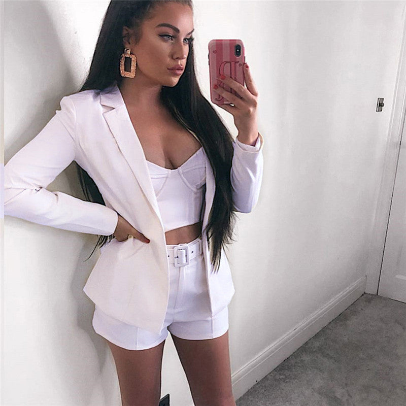 Completo blazer shorts Franca