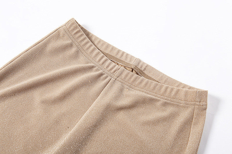 Completo lurex scollo cuore