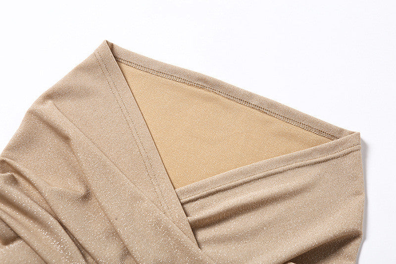 Completo lurex scollo cuore