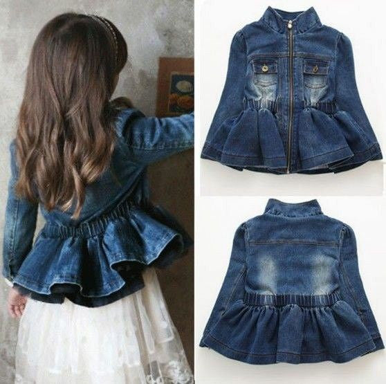 Giacchetta Bimba denimrouges