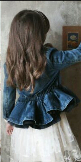 Giacchetta Bimba denimrouges