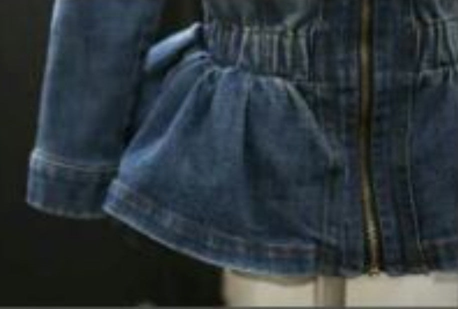 Giacchetta Bimba denimrouges