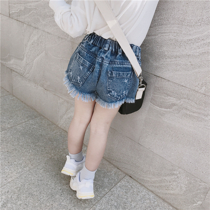Shorts denim bambina