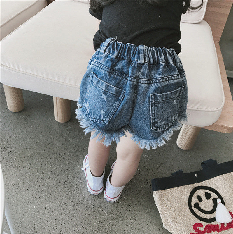 Shorts denim bambina