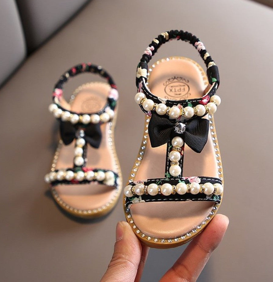 Sandaletti bimba perle Tina