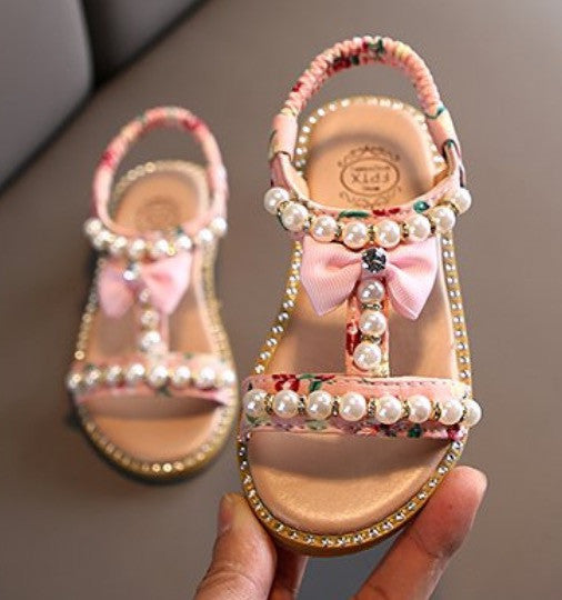 Sandaletti bimba perle Tina