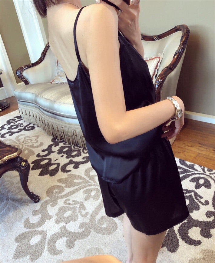 Pigiamino raso-pizzo Casha