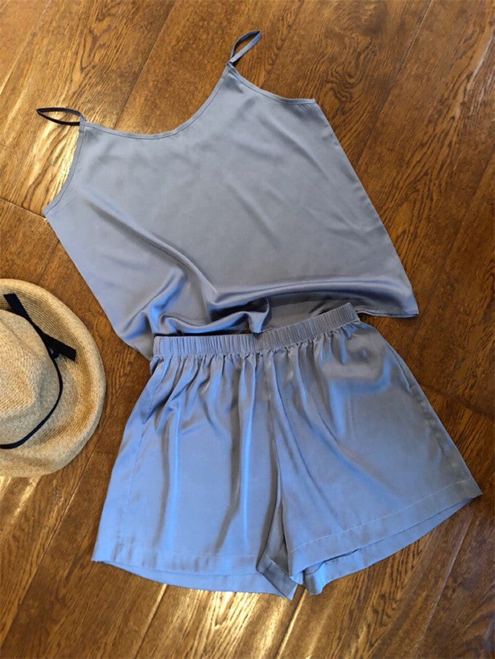 Pigiamino raso-pizzo Casha