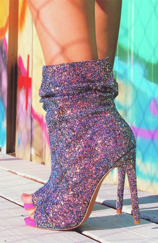 Tronchetto glitter jax