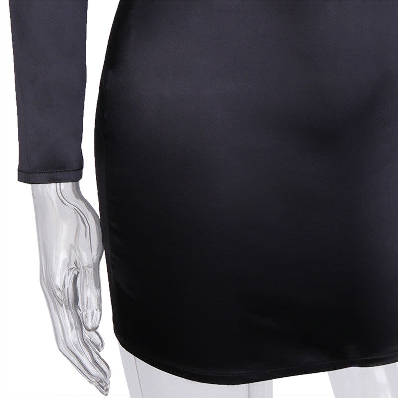 Dress in raso Bambola