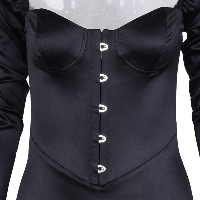 Dress in raso Bambola