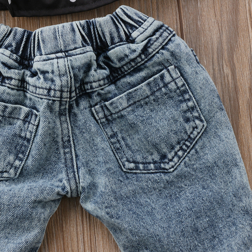 Jeans baby lorenz strappi