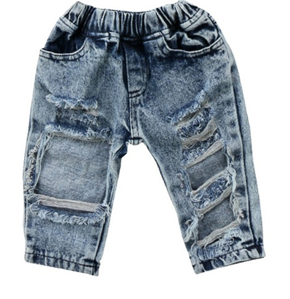 Jeans baby lorenz strappi