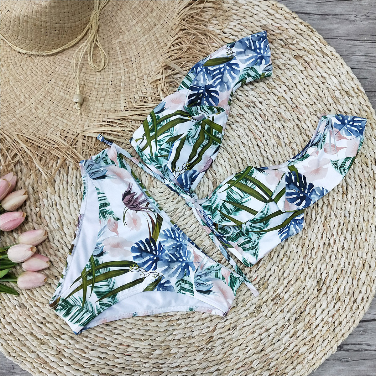 Completo bikini + pareo Guinea