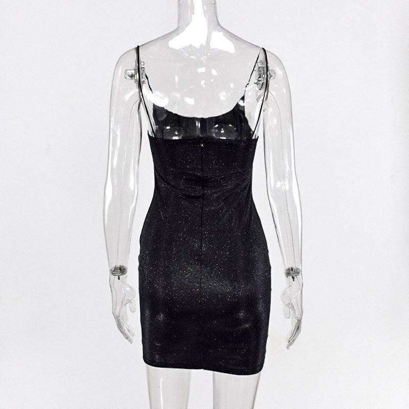 Tubino lurex spalline sottili