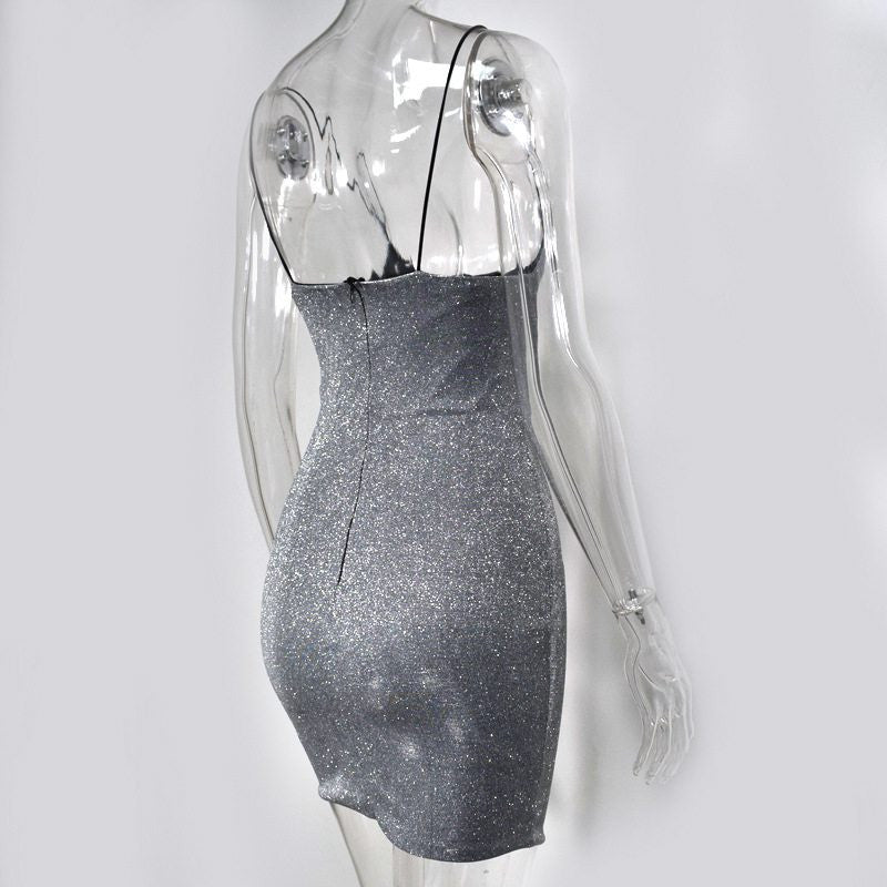 Tubino lurex spalline sottili