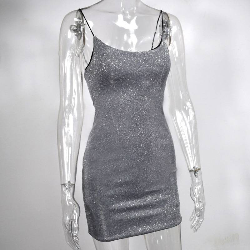 Tubino lurex spalline sottili