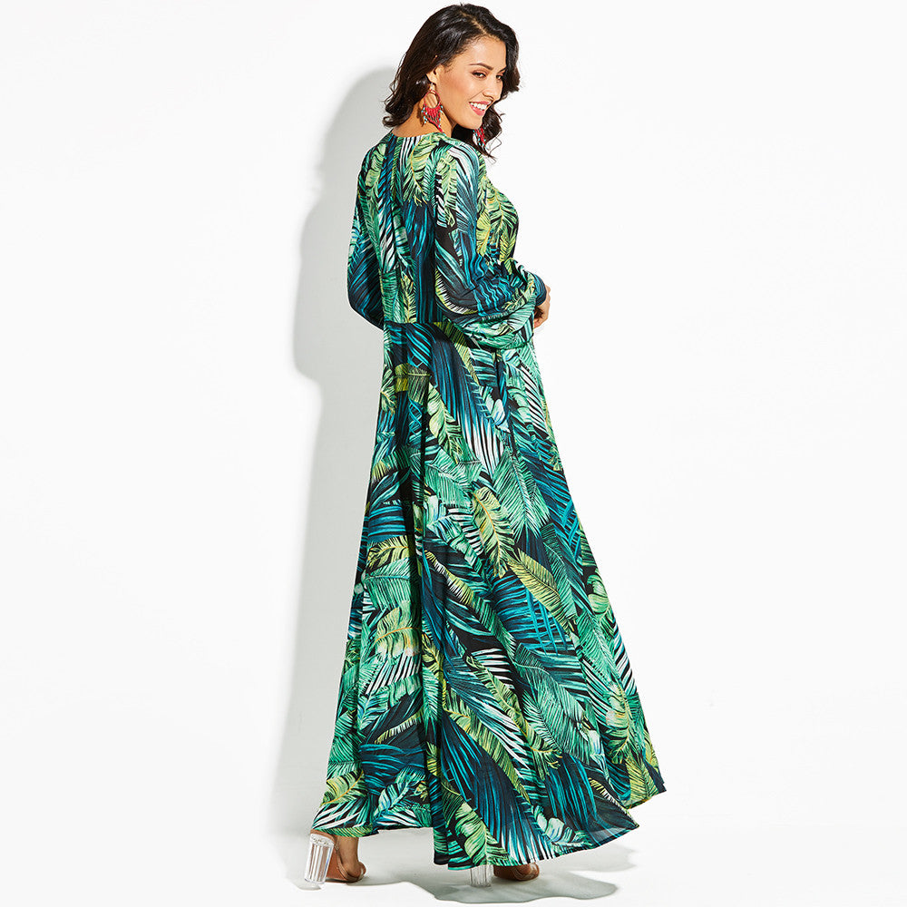 Maxidress foresta tropicale