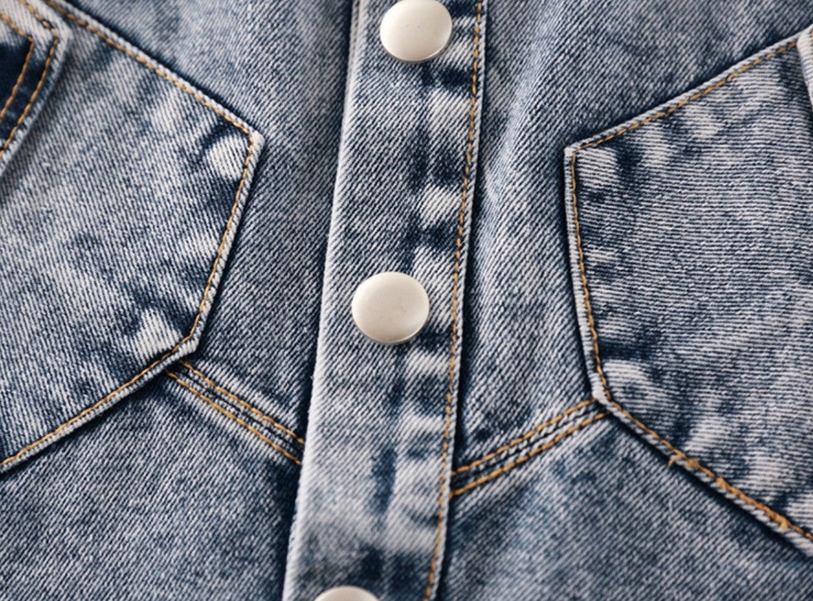 Completo jeans bimba denim Flavia