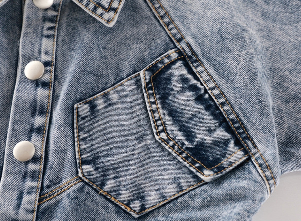 Completo jeans bimba denim Flavia