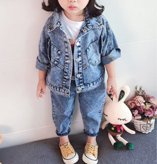 Completo jeans bimba denim Flavia