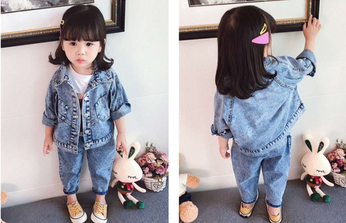 Completo jeans bimba denim Flavia