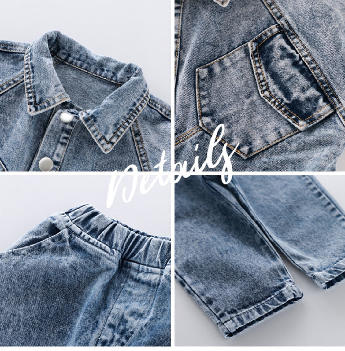Completo jeans bimba denim Flavia