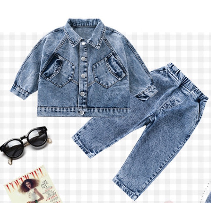 Completo jeans bimba denim Flavia