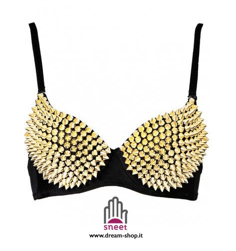 Gold Studded Bra