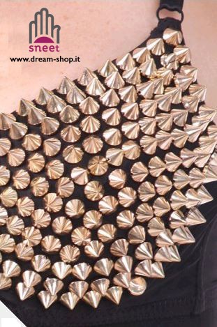 Gold Studded Bra