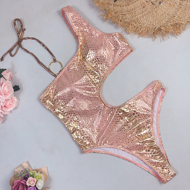 Monokini gold pyton