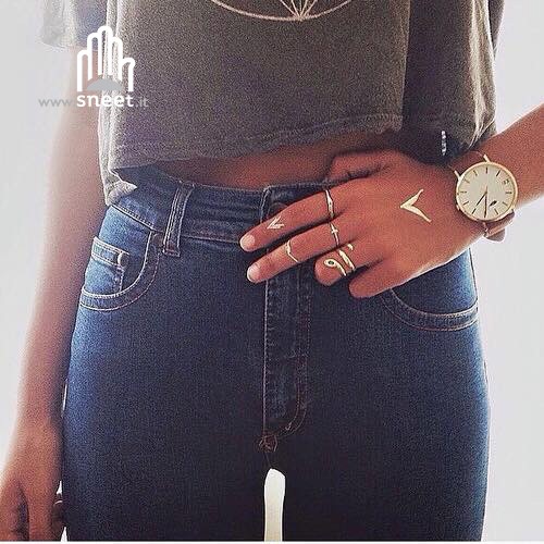 Skinny jeans simple whime