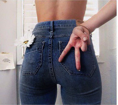 Skinny jeans simple whime