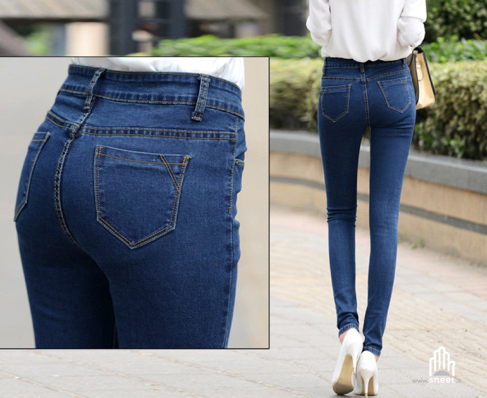 Skinny jeans simple whime