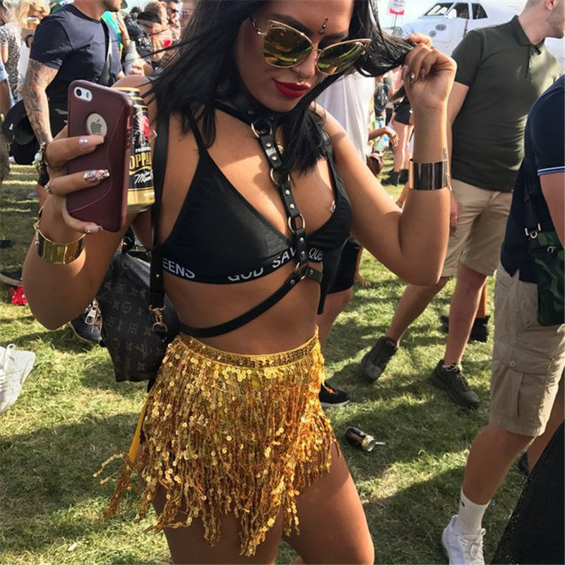 Gonnellino strass-pailettes