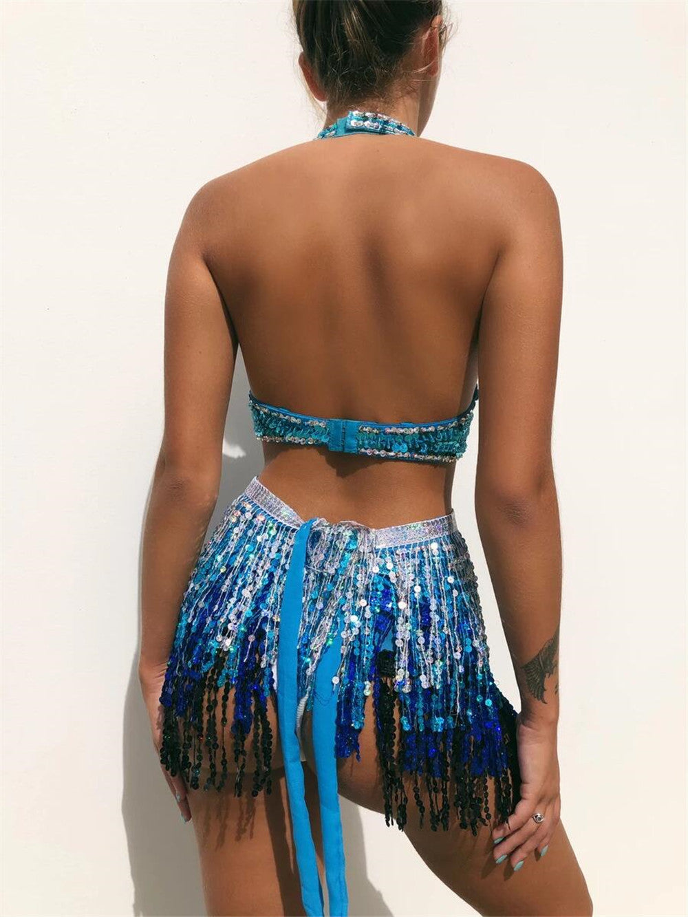 Gonnellino strass-pailettes