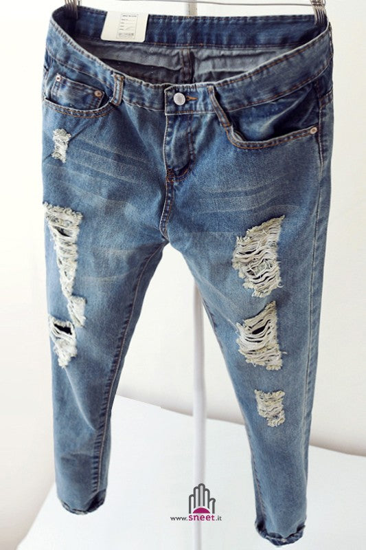 Vaqueros desgastados