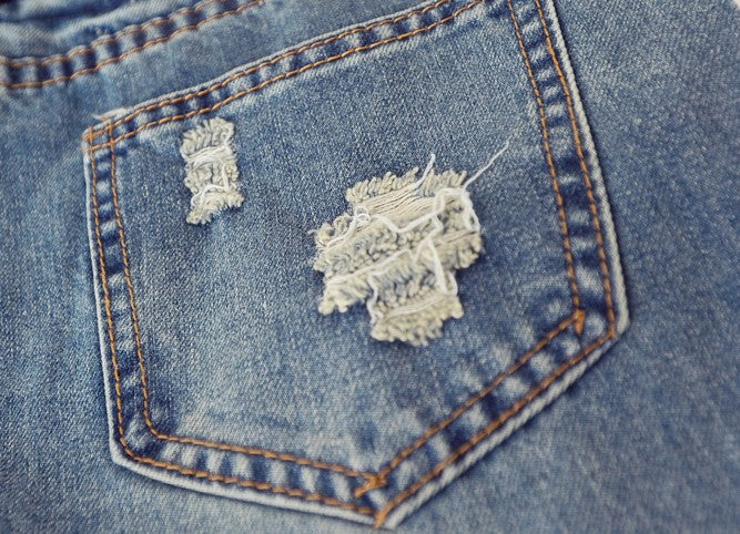 Vaqueros desgastados