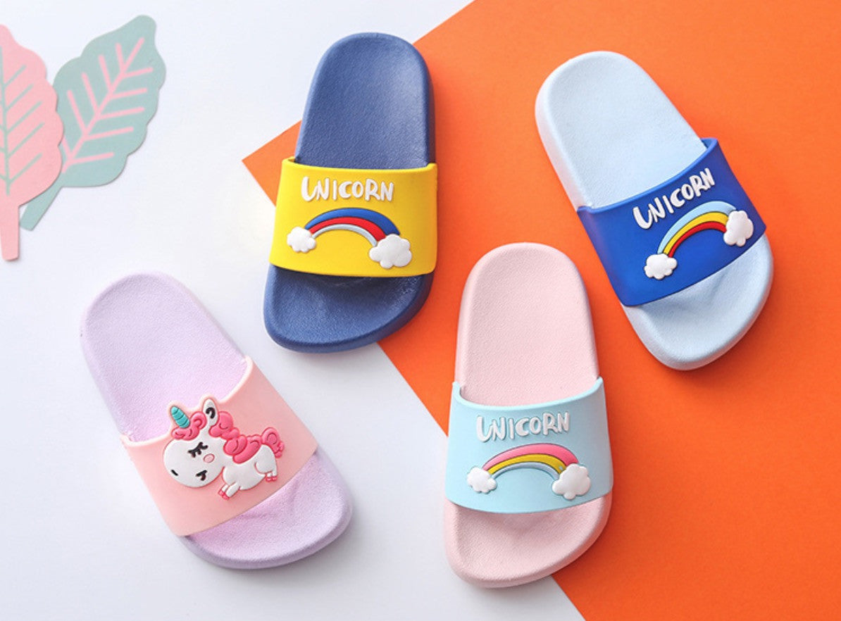 Ciabattine baby unicorn pvc