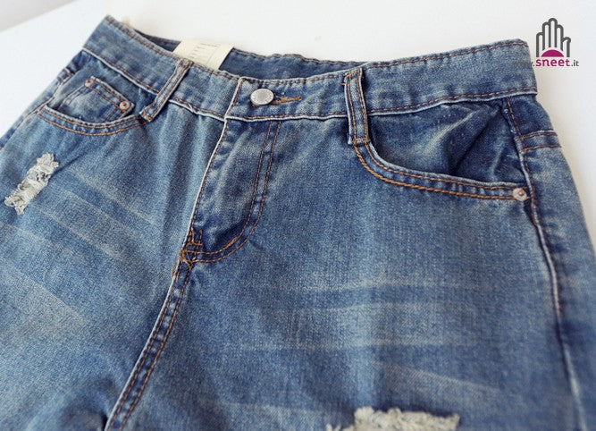 Vaqueros desgastados