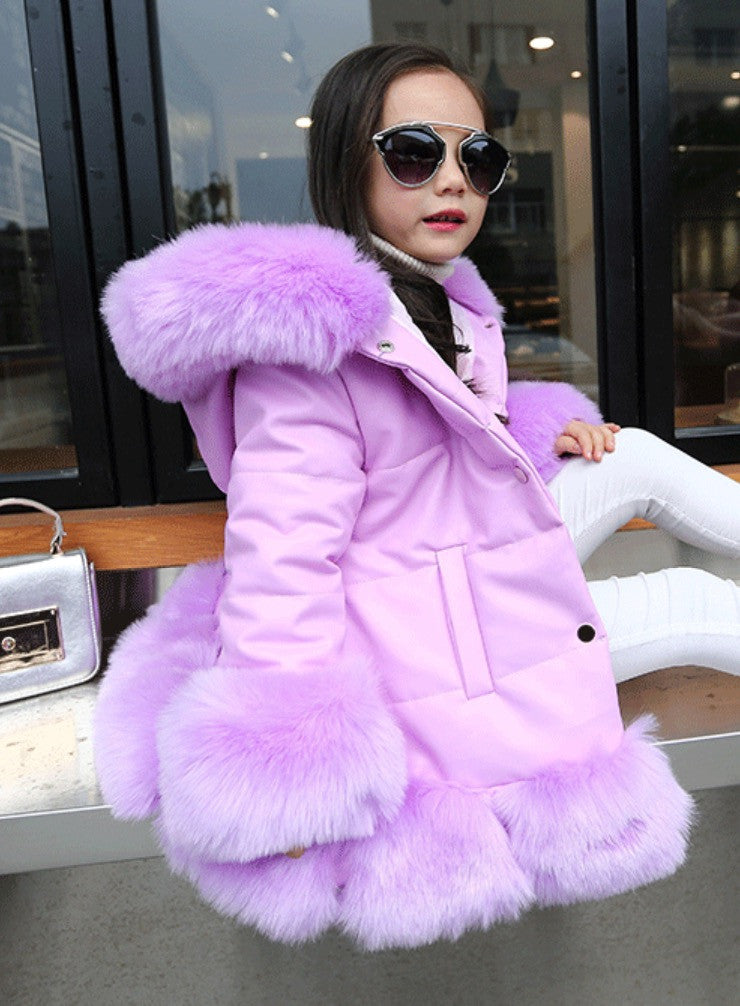 Giacca babypinky ecopelliccia