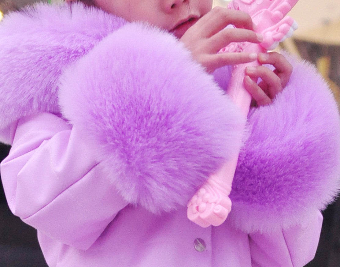 Giacca babypinky ecopelliccia