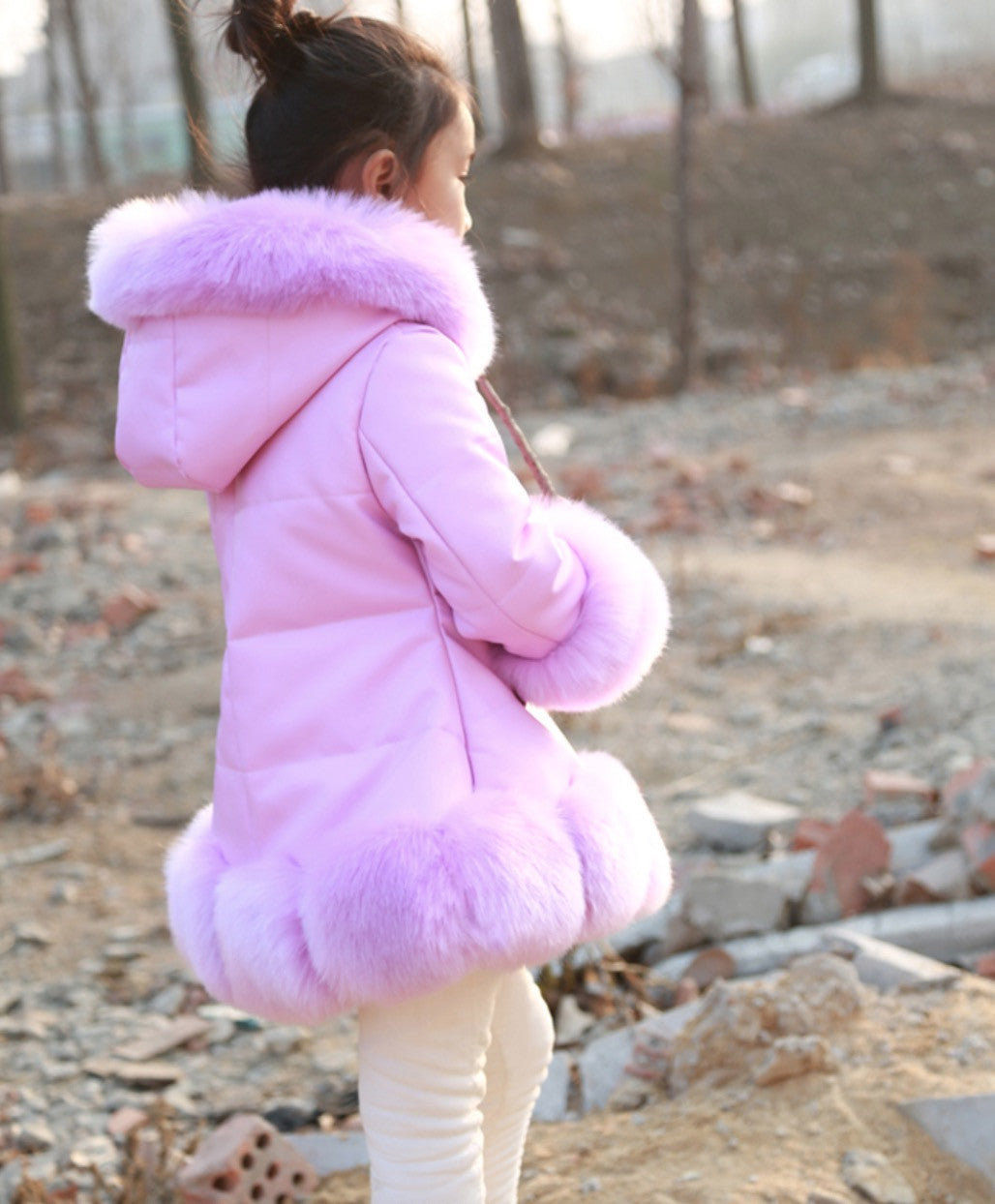 Giacca babypinky ecopelliccia