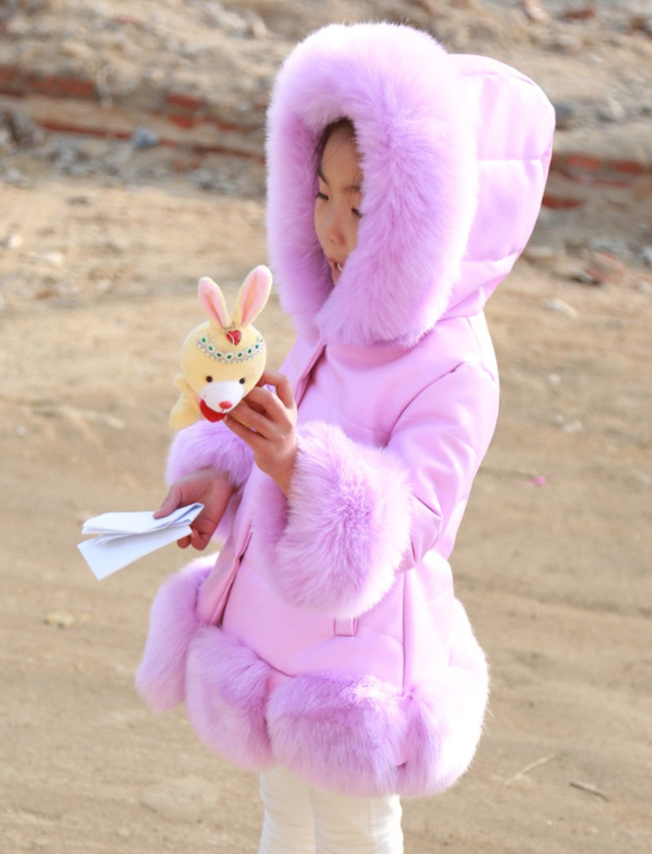 Giacca babypinky ecopelliccia